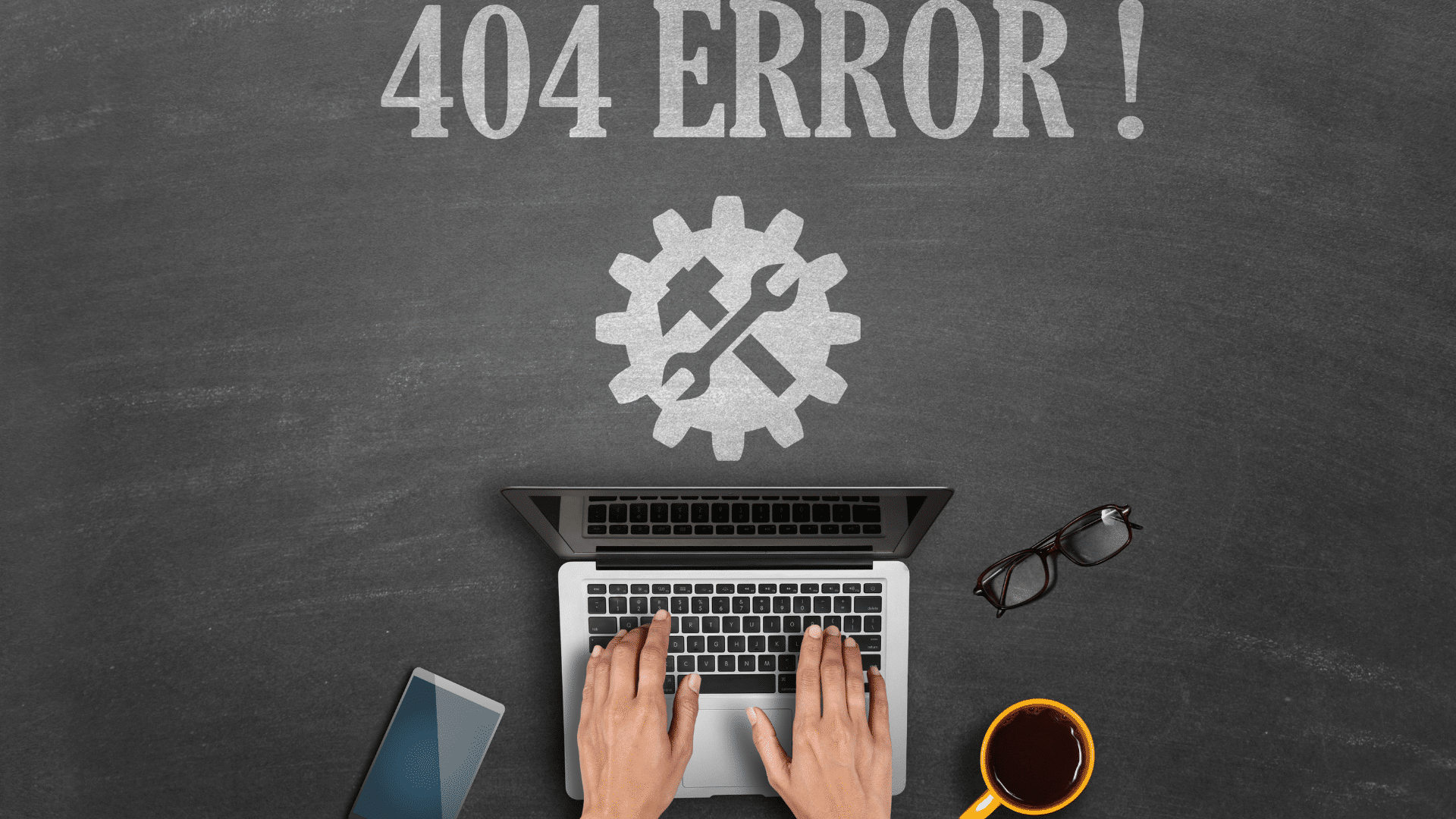 Scritta "404 Error!"